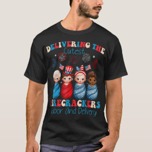 T-shirt Offrir La Main-D'Oeuvre Et L'Infirmière De Livrais