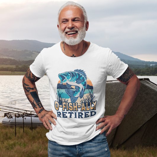 T-shirt Ofishally Retired Funny Fishing Lovers