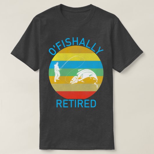 T-shirt OFishally Retraité (Design devant)
