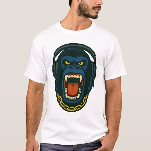 T-shirt OG Beats — The Headphone Gorilla (Devant)