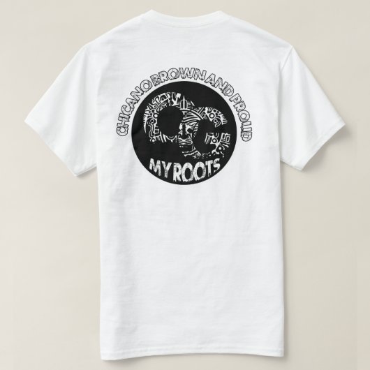 T-shirt OG Chicano brun et fière chemise (Design dos)