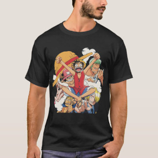 T-shirt OG Paille Casquette Crew ANIME MANGA CARTOUCHE MEM