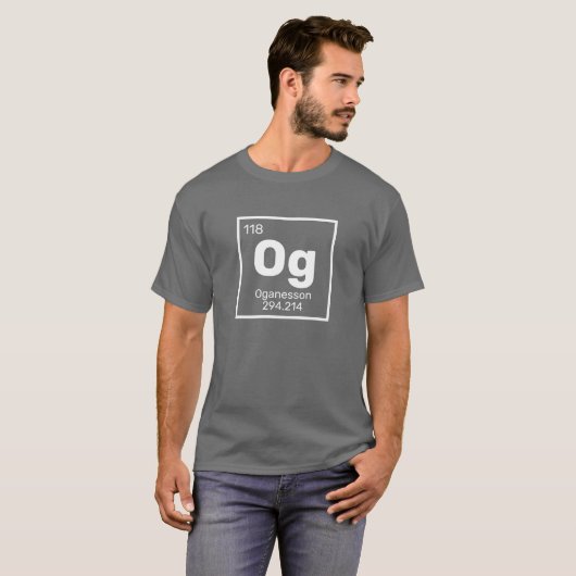 T-shirt Oganesson / Tableau Périodique - Og Element T-Shir (Devant entier)