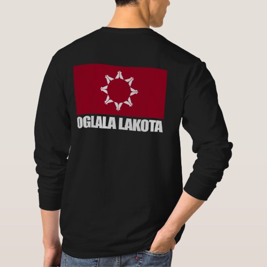 T-shirt Oglala Lakota Drapeau (Dos)