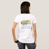 T-SHIRT OGM ÉTIQUETTES (Dos entier)