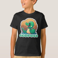 Ogopogo vert mignon Monster du lac Okanagan