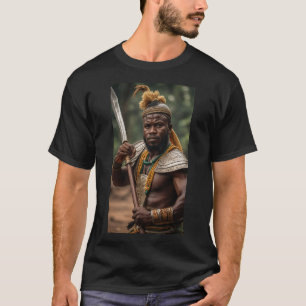 T-shirt Ogum (Ogun) - Forte guerrière de fer
