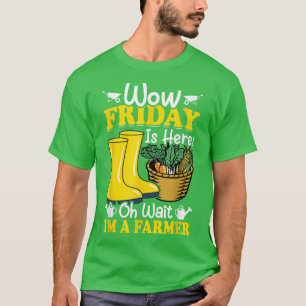 T-shirt Oh attendez, je suis un fermier drôle ferme tracte