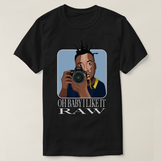 T-shirt Oh Bébé, J'Aime Ça RAW (Design devant)