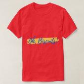 T-shirt Oh biscuits bleuté (Design devant)