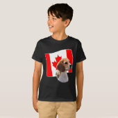 T-shirt Oh Canada...et Beagle. (Devant entier)