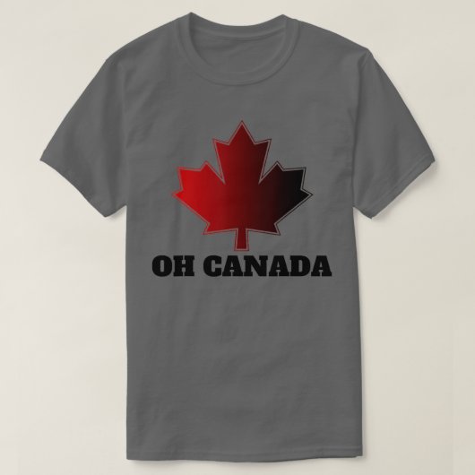 T-shirt Oh Canada Fierté canadienne Fête nationale de la f (Design devant)