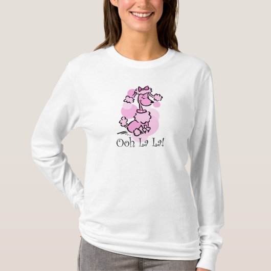 T-shirt Oh ! caniche de La de La (Devant)