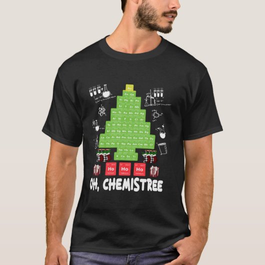 T-shirt Oh Chemist Tree Chemistree Funny Science Chemistry (Devant)