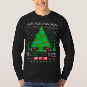 T-shirt Oh Chemist Tree Chimie de Noël