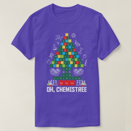 T-shirt Oh Chemistree Funny Chimie (Design devant)