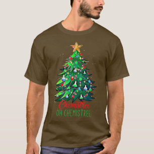 T-shirt Oh Chemistree Funny Christmas Tree Chemistry Chemi