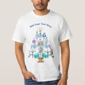 T-shirt Oh Chemistry, Oh Chemist Tree Noël (Devant)