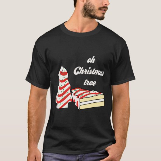 T-shirt Oh Christmas Tree Cakes Debbie Funny Christmas Sna (Devant)