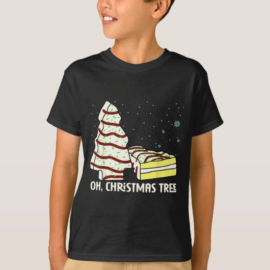 T-shirt Oh, Christmas Tree Cakes Shirt Funny Cakes Debbie  (Devant)