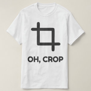 T-shirt Oh Crop Funny Photographe Humour photographe