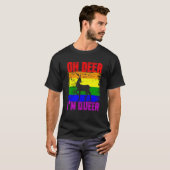 T-shirt Oh Deer I'm Queer Gay Pride Month LGBTQ Pride (Devant entier)