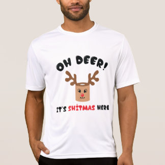 T-shirt Oh Deer Ses Shitmas Ici