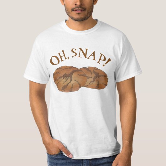 T-shirt Oh (Ginger) Snap Amish PA Dutch Gingersnap Cookies (Devant)
