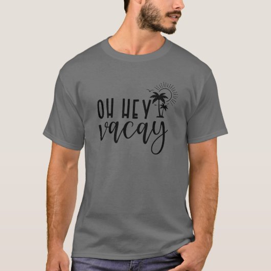 T-shirt Oh Hey Cacay Palm Tree Summer Famille Vacation 202 (Devant)