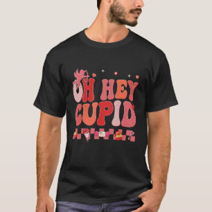 T-shirt Oh Hey Cupid Retro Super Valentine's Day Couple M