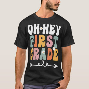 T-shirt Oh Hey Première Classe Retro Enseignant Super 1