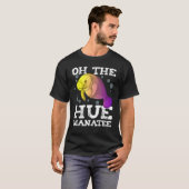 T-shirt Oh Hue Manatee Rainbow Cow Funny (Devant entier)