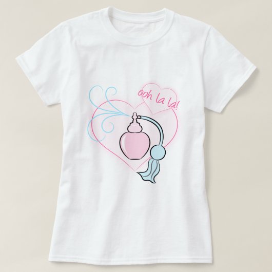 T-shirt Oh ! La de La ! Parfum (Design devant)