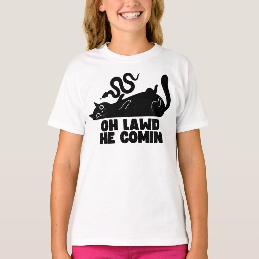 T-shirt Oh Lawd Il Arrive (Devant)