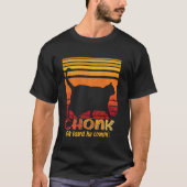 T-shirt Oh Lord He Coming Chonk Scale Chat Meme (Devant)