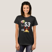 T-shirt Oh merde Je Suis 53 Ans 53e Anniversaire Crabe d'H (Devant entier)