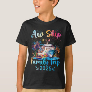 T-shirt Oh mon dieu, c'est un voyage en famille 2025 Crois