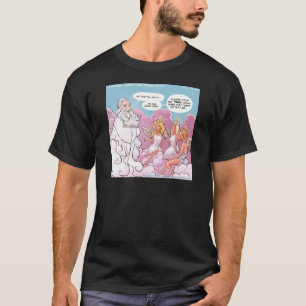 T-shirt Oh Mon Dieu (OMG) Angels Texte Drôle