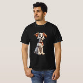T-shirt oh mon garçon, mes chiens aboient (Devant entier)