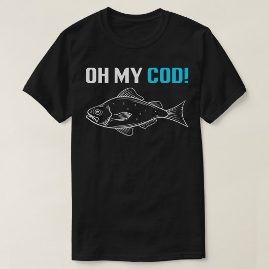 T-shirt Oh My Cod Drôle Pêche (Design devant)