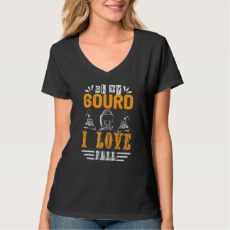 T-shirt Oh My Gourd I Love Fall   Autumn Halloween