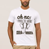oh non j'ai choisi le mauvais éléphant blanc