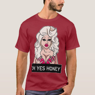 T-shirt Oh Oui Chéri Drag Queen Yas Queen Drag Vêtements