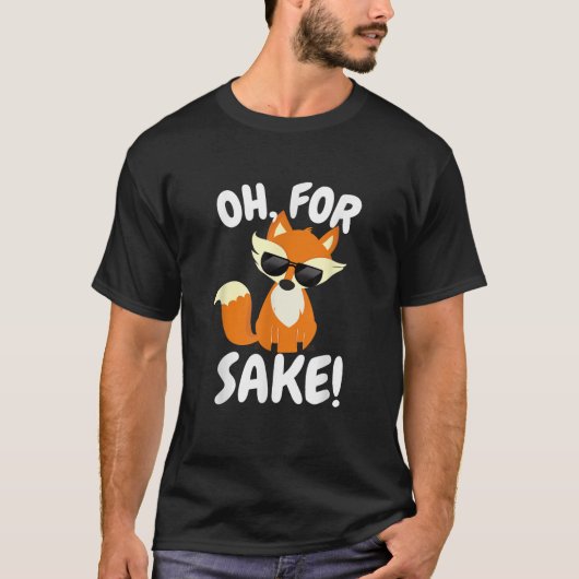 T-shirt Oh pour FOX Sake Funny mignon Top pour garçons fil (Devant)