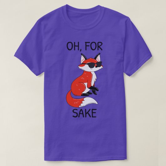 T-shirt Oh pour Fox Sake II (Design devant)
