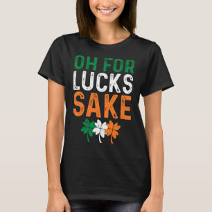 T-shirt Oh Pour La Chance Drôle Shamrock Trèfle Cool St Pa