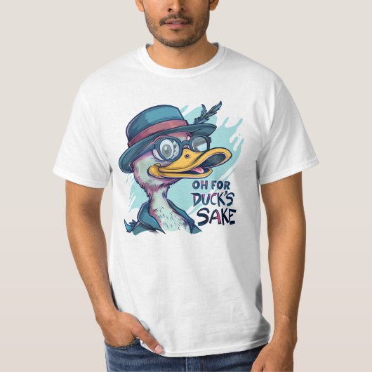 T-shirt Oh pour le bonheur de canard Humoristique (Devant)
