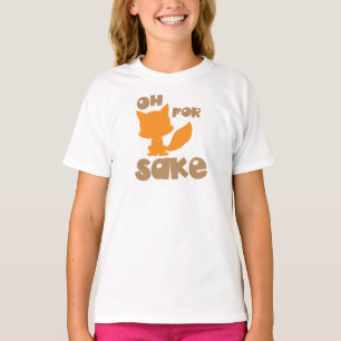 T-shirt Oh Pour Le Sake De Renard, La Silhouette De Renard