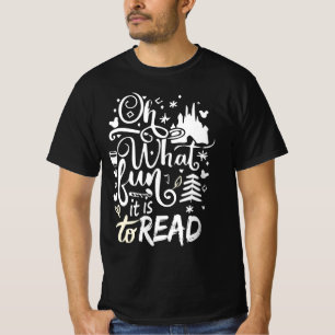 T-shirt Oh Quel Amusement C'Est De Lire Le Livre De Noël 