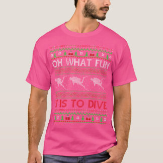 T-shirt Oh Quel Amusement C'Est De Plonger Vilain Plongée